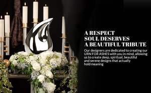 Royal Aluminum Tear Drop Cremation <b>Keepsake</b> Urn Memorial Tribute Holder Designed With Durable Elegant Lid Closure - Product Image 3