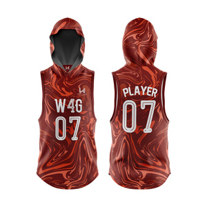 Jersey de Fútbol Americano Personalizado 7v7 con Bandera Estadounidense, 100% Poliéster, Secado Rápido, Sin Mangas, Talla Grande, Logotipo Personalizado, Proveedor OEM ODM - Product Image 1