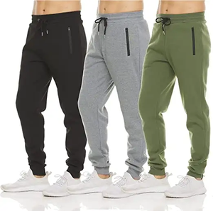 Pantalones Deportivos para Hombre, Transpirables, con Cintura Elástica y Cordón Ajustable, Corte Ajustado, Cómodos para Gimnasio y Entrenamiento - Product Image 6