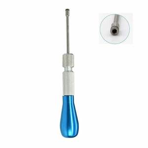Kit d'Extraction de Vis Cassées en Acier Inoxydable Manuel 6,5 mm – Extracteur de Vis Chirurgical Orthopédique Vétérinaire Dentavex - Product Image 4