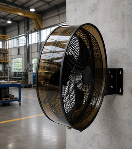 Wall Mounted Ventilation Fan 18-28.9 In Metal High Velocity Electric Commercial Use Three Speed Mechanical Control - Product Image 1