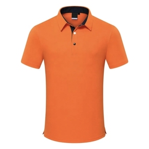 Polo à manches courtes pour homme, bleu royal, couleur unie, tissu Oxford tissé décontracté, coupe classique, design boutonné - Product Image 3