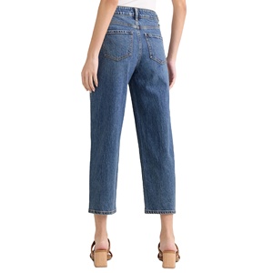 Pantalones vaqueros informales para mujer lavados ajustados y transpirables de calidad superior de talla grande a precio de venta al por mayor - Product Image 6
