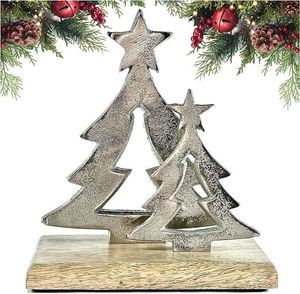 Adorno Navideño de Metal y Madera Hecho a Mano para Regalos de Temporada y Decoración del Hogar - Product Image 6