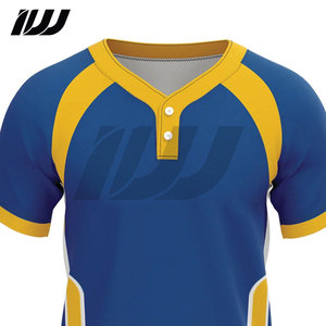 Custom Design Breathable Anti-Bacterial Quick Dry High Quality Unisex Baseball Uniform Set Short Sleeve Plus Size for Softball - Product Image 5