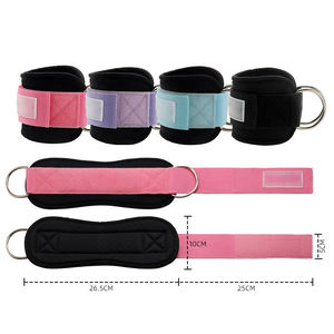 Sangle de cheville réglable pour entraînement à la poulie de cuisse, idéale pour les exercices de jambes sur machine à câble et les séances de fitness - Product Image 2