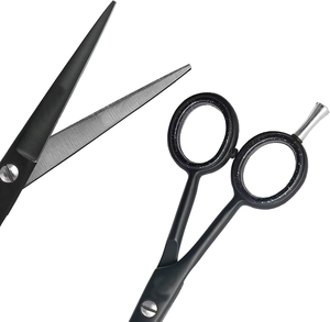 Tijeras Profesionales de Acero 2025, Color Negro - Product Image 2