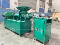 Presse à briquettes de charbon de bois robuste, extrudeuse de briquettes de poussière de charbon, machine à fabriquer des briquettes