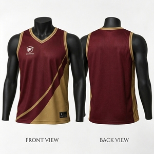 Wholesales Custom Sublimation Printing Blank Basketball Jersey Design Sports Wear Breathable Basketball Jersey OEM Service - Product Image 4
