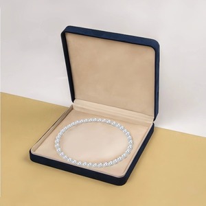 Velvet Bangle Jewelry <b>Box</b> Custom Logo <b>Bracelet</b> Case Travel Storage Organizer <b>for</b> Necklace <b>Gift</b> Packaging - Product Image 4