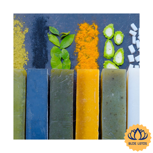 [TOP RATED] Handmade Transparent Seamoss <b>Soap</b> Deep Cleansing Seaweed Body Bar for Smooth Skin Bathing Travel Amenity Pack <b>Blue</b> - Product Image 1