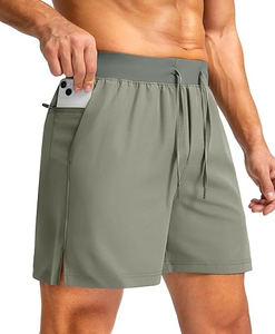 กางเกงขาสั้นออกกำลังกายผู้ชาย คุณภาพดีที่สุด สำหรับฤดูร้อน ผลิตจากโพลีเอสเตอร์ 100% รับสกรีนโลโก้ หลายสี ย้อมสีพื้น มีราคาขายส่ง - Product Image 2