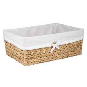 Panier de rangement en jacinthe d'eau durable en gros à bas prix, panier tissé décoratif fait à la main pour l'organisation de la maison - Product Image 3