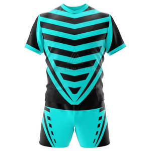 ชุดรักบี้ทำจากโพลีเอสเตอร์ 100% คุณภาพสูงสำหรับทีม แห้งเร็ว ผลิตในประเทศปากีสถาน - Product Image 3