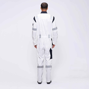 Combinaison de sécurité en coton avec bandes réfléchissantes, imperméable, pour travaux industriels et de construction, vêtements de travail résistants - Product Image 2
