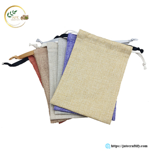 Custom Design Jute Gift <b>Pouches</b> – Eco Friendly <b>Drawstring</b> Bags for Promotional Gifts and Retail Packaging - Product Image 2
