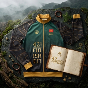 Factory Direct <b>Runner</b> Finisher Jacket Custom Marathon T Shirt Supplier Breathable Lightweight Sportswear Wholesale - Product Image 1