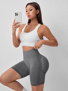 Shorts de Yoga Personalizados para Mujer, Sin Costuras, Cintura Alta, Marca Privada, Shorts Deportivos para Gimnasio y Entrenamiento - Product Image 3