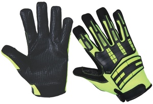 Venta al por mayor de guantes de cuero sintético de construcción para hombres de seguridad industrial de Pakistán Guantes DE TRABAJO mecánicos para hombres - Product Image 2