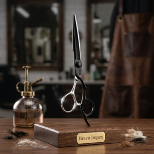 Professional <b>Barber</b> Hair Cutting Shears Stainless Steel Sharp Blade Comfortable Grip Durable Salon Tool High Hardness <b>Set</b> Tool - Product Image 1