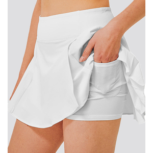 Training Sport Skirt Women Custom Logo Tennis <b>Running</b> <b>Skort</b> Fitness Wear Supplier - Product Image 5