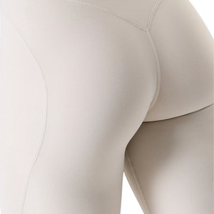 Leggings ultra taille haute pour femme, couleur blé, très extensibles, pour yoga, entraînement, gym, fitness, avec contrôle du ventre, sans coutures, vêtements de sport - Product Image 5