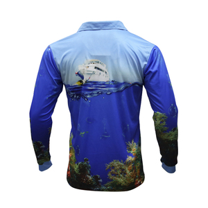 Fabricante Profesional de Camisetas de Pesca, Camiseta de Pesca Sublimada Personalizada para Torneos - Product Image 4