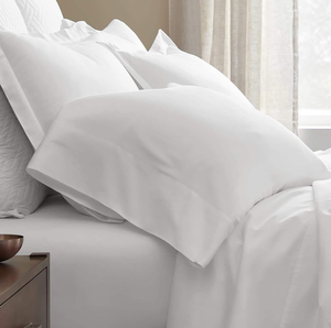 100% Pure French Linen High Quality Plain Waterproof 300TC Grade a Hotel Use Bed Flat <b>Sheets</b> Queen <b>King</b> <b>Size</b> Set - Product Image 2