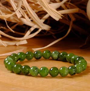 Natural Serpentine <b>Bracelet</b> Green Serpentine <b>Beaded</b> <b>Bracelet</b> For Healing Reiki Energy Jewelry Wholesale 8mm - Product Image 6