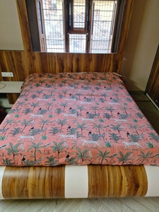 Wholesale Jaipur Indian Reversible Jungle Print <b>Bedspread</b> Handmade 100% Cotton Floral Kantha <b>Quilts</b> Blanket Bohemian - Product Image 1