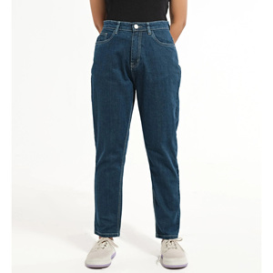 Women's Drop-Crotch Denim Jeans with Spandex Blend Breathable & <b>Waterproof</b> Regular Fit OEM Service - Product Image 6
