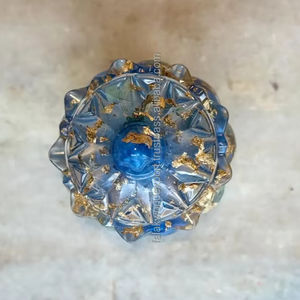 Pot décoratif de table en résine de haute qualité, nouveau, imitation nacre, pour le Ramadan, avec plateau, pour le rangement décoratif de table - Product Image 1