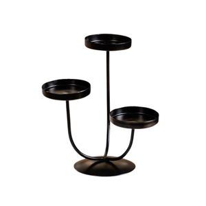 Modern Matte Black Metal Candelabra <b>7</b> Arms Candle Holder Nordic Style <b>Iron</b> Taper Candle Stand for Wedding Table Centerpiece Home - Product Image 4