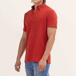 Chemise polo rouge classique pour homme, style 2k26, manches courtes, vêtements décontractés de qualité supérieure pour le golf et les occasions professionnelles - Product Image 4