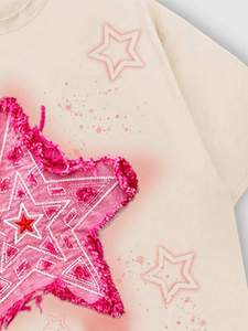 เสื้อยืดโอเวอร์ไซส์ผู้ชาย พิมพ์ลายพัฟฟ์แบบมีเท็กซ์เจอร์ ผ้าฝ้าย ระบายอากาศได้ดี สตรีทแวร์ รับผลิตตามแบบ OEM พร้อมสกรีนโลโก้ตามสั่ง - Product Image 4