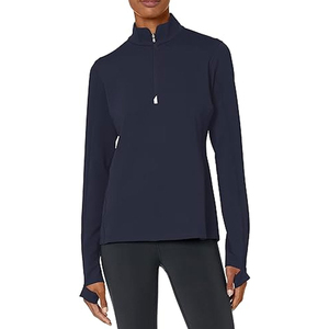 Women's <b>Yoga</b> <b>Jacket</b> Stretch Fabric Stand Collar Slim Fit Zipper Sweat-wicking Breathable Spandex Fitness Long Sleeve <b>Yoga</b> <b>Jacket</b> - Product Image 1