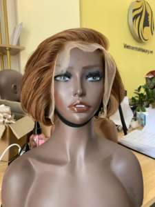 Extensiones de cabello humano tejido trama cabello crudo sin procesar vietnamita 100% corte pixie elegante - Product Image 3