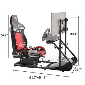 Cabina de Carreras Estable Compatible con Fanatec PXN y Thrustmaster Logitech, Simulador de Conducción Ajustable para Gamers - Product Image 4