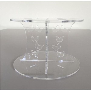 Modern Clear Acrylic Cake Stand Detachable Round Dessert Display <b>Riser</b> Holder <b>Table</b> Centerpiece for Wedding Birthday Event Stand - Product Image 5