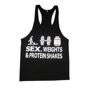 Camisetas de Tirantes Personalizadas para Hombre, 100% Algodón, Transpirables, Tejidas, para Gimnasio, Fitness, Culturismo - Product Image 2