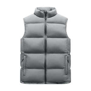 Dernier design – Blouson matelassé sans manches à capuche pour homme, en toile, avec logo frontal, élégant et décontracté, haute qualité, service OEM - Product Image 4