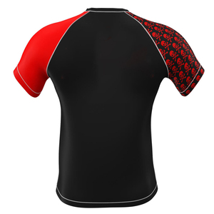 Rashguard personnalisé sublimé pour BJJ, hommes, femmes, enfants, manches longues, manches courtes, MMA, fitness, vente en gros, séchage rapide, antidérapant, personnalisé OEM - Product Image 2