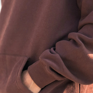 Casual Hoodies 100% Cotton Fleece Fabric Oversized Fit with Pocket Pro Quality for Winter Season with cheap quality OEM - Product Image 5