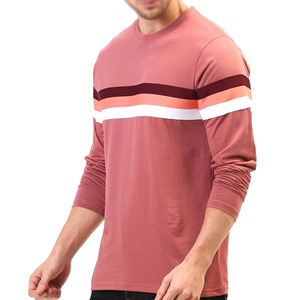 เสื้อยืดคอกลมทรงปกติ สีพื้น แขนยาว เป็นมิตรกับสิ่งแวดล้อม รับสั่งพิมพ์ลายตามต้องการ คุณภาพดี ผ้าฝ้าย 100% เสื้อแขนยาวผู้ชาย - Product Image 5