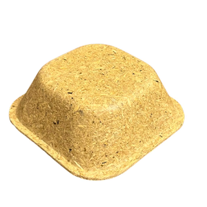 Tazones Desechables Ecológicos, Cuadrados Redondeados, Biodegradables, de Cáscara de Arroz, Vajilla Natural para Comidas - Product Image 2