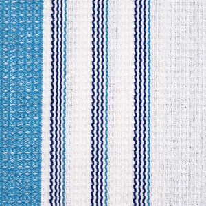 Serviettes de cuisine promotionnelles en coton gaufré 100% coton avec rayures teintes en fil, design personnalisé luxueux, en provenance d'Inde, pour la vente en gros - Product Image 4