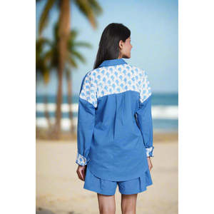 Conjunto de Shorts Azul Marino para Mujer Fintastic - Product Image 4