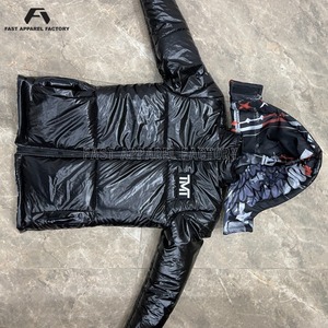 Veste à capuche en fourrure noire de qualité supérieure pour hommes et femmes, veste en duvet respirante à séchage rapide, veste à capuche en fourrure noire confortable - Product Image 2
