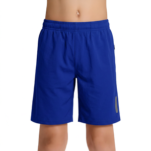 Shorts Bermuda noirs pour hommes, séchage rapide, taille élastique, vêtements de sport décontractés - Product Image 3