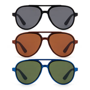 Gafas de Sol Clásicas de Doble Puente de Aviación a Bajo Precio, Gafas de Sol Promocionales con Logotipo Personalizado para Regalo - Product Image 3